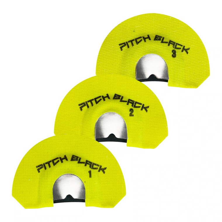 Phelps AMP Pitch Black ~ 3 Pack Elk Diaphragm
