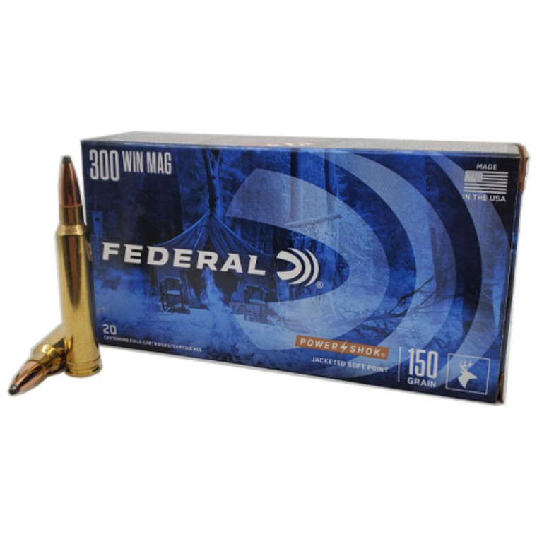 Federal Power-Shok 300 Win Mag 150gr SP