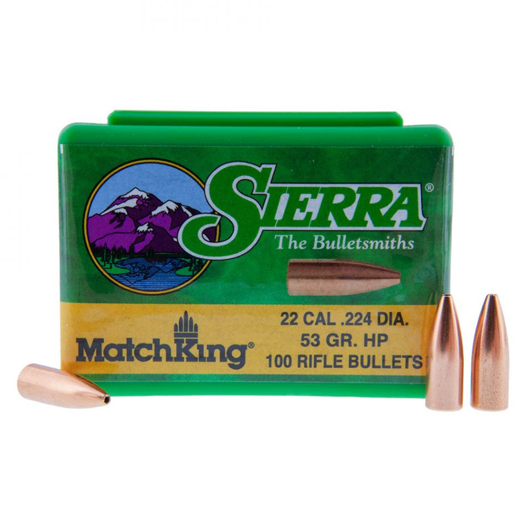 Sierra Matchking .224 53gr HP