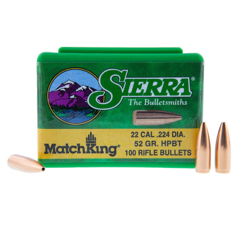 Sierra Matchking .224 52gr HPBT