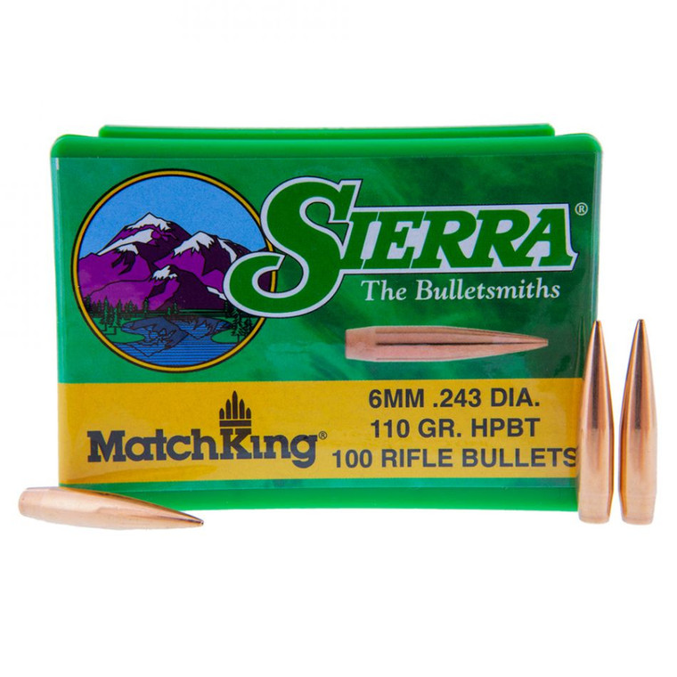 Sierra Matchking .243 / 6mm 110gr HPBT