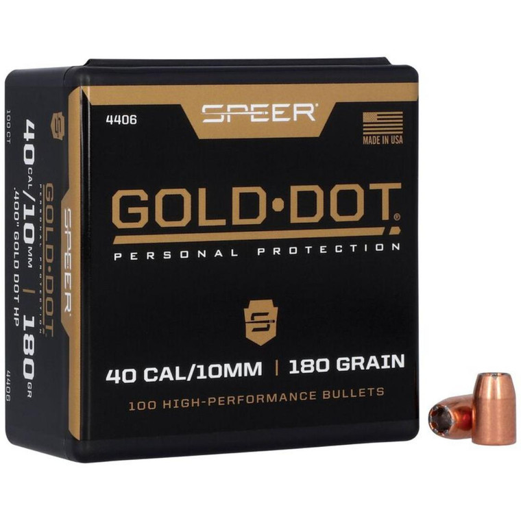 Speer Gold Dot .400 180gr Hollow Point