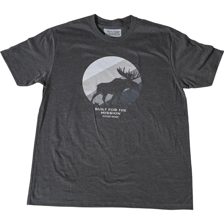 Mystery Ranch T-Shirt Moose Gradient Charcoal Heather