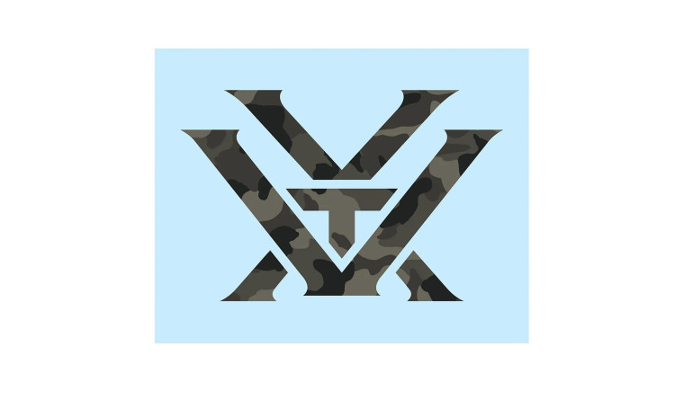 Vortex Camo Green Window Decal