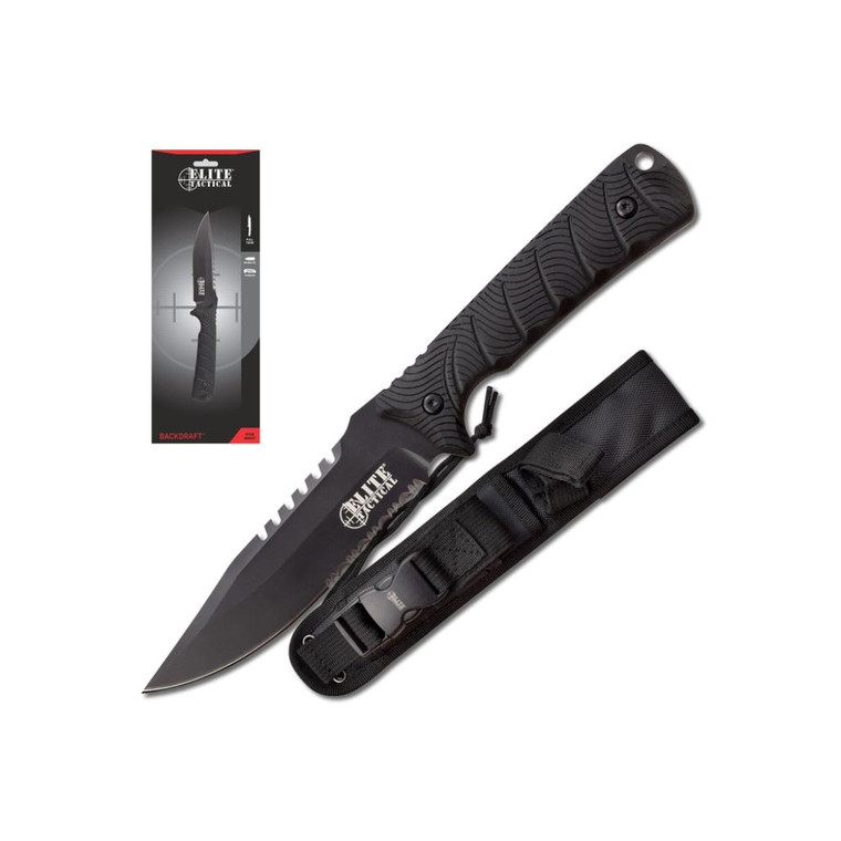 Elite Tactical - Backdraft - Fixed Blade Knife CP