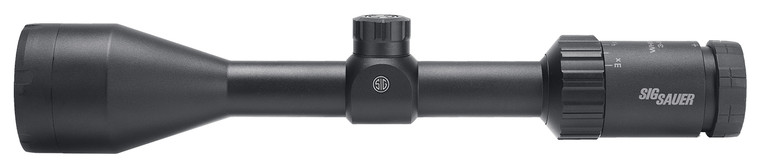 Sig Sauer Whiskey3 Riflescope, 3-9X50mm, 1 In, Sfp, Quadplex Reticle, 0.25 Moa Adj, Black