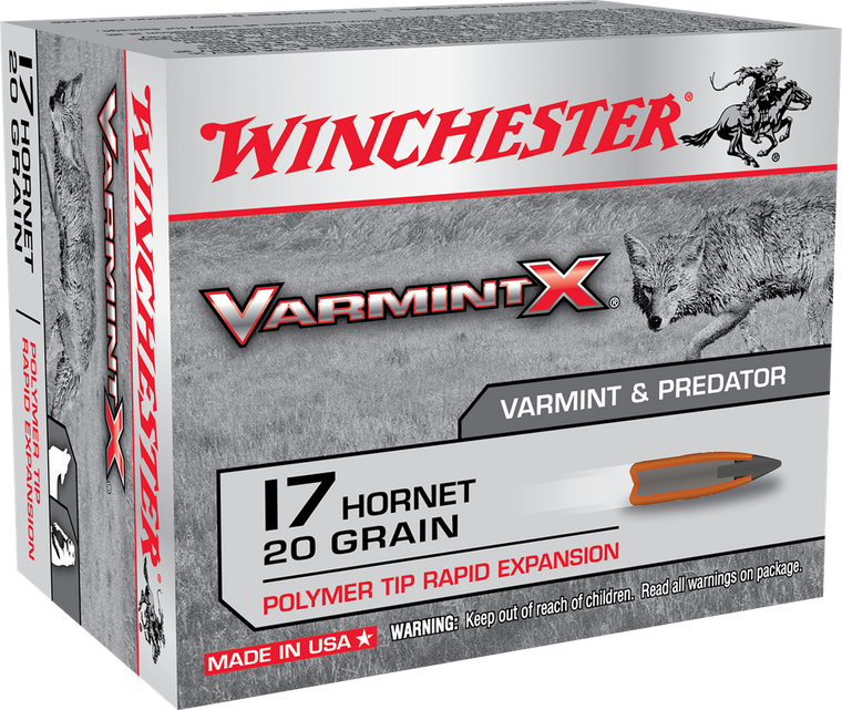 Winchester Varmint X 17 Hornet 20gr Tipped