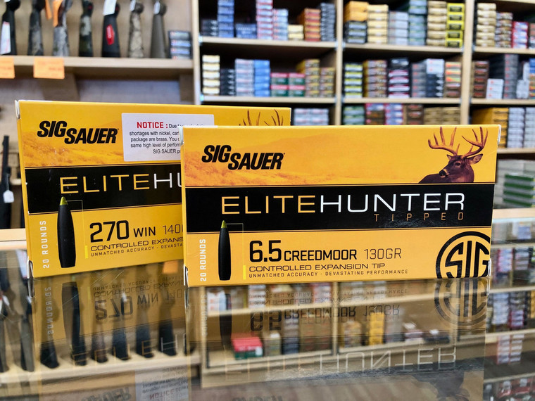 Sig Sauer Elite Hunter 6.5 Creedmoor 130gr Sierra Tipped Gameking