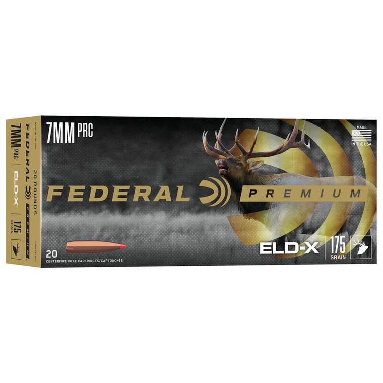 Federal Premium 7mm PRC 175gr Hornady ELD-X