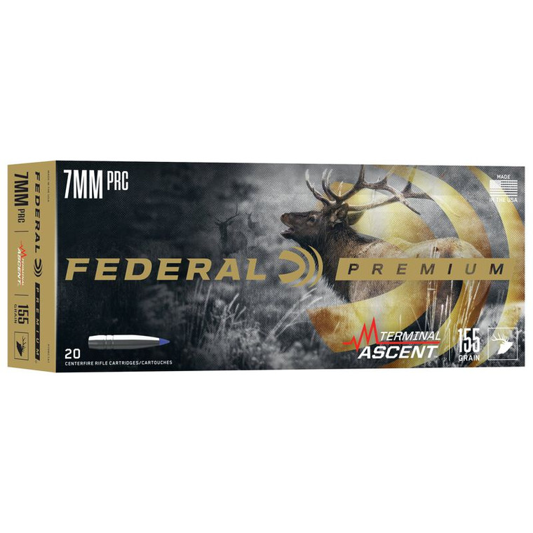 Federal Premium 7mm PRC 155gr Terminal Ascent