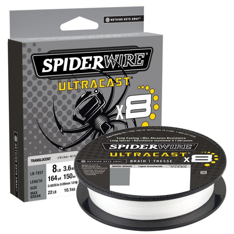 Spiderwire Ultracast Braid Invisibraid-Translucent