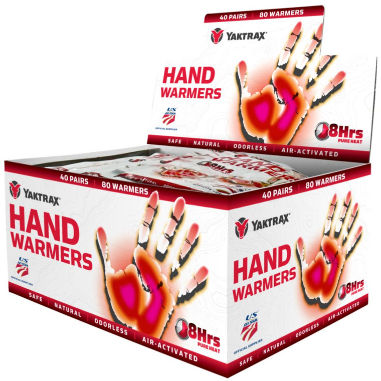YAKTRAX Hand Warmers - Box of 40 prs