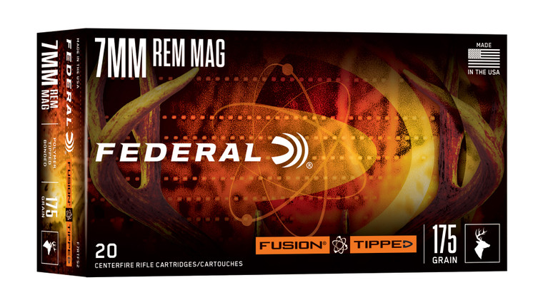 Fusion Tipped 7mm Rem Mag 175gr Bonded