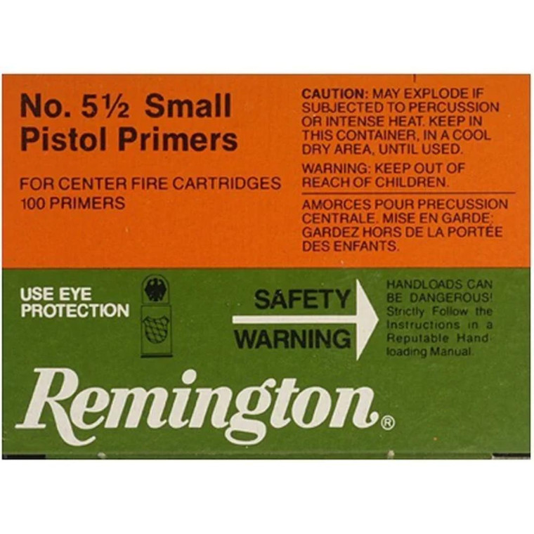 Remington 5-1/2 Small Pistol Primers