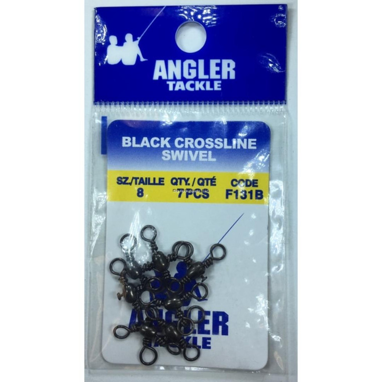 Angler Swivel Crossline Black