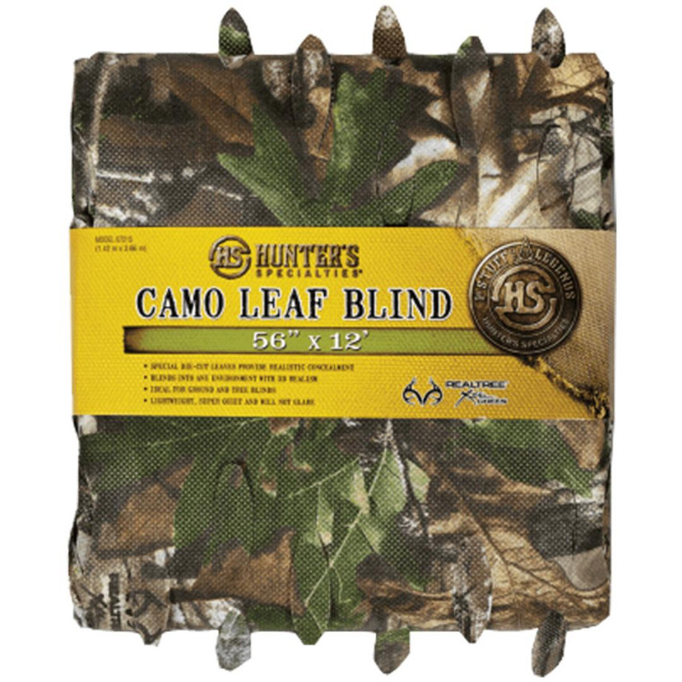 Hunters Specialties Camo Leaf Blind Material 56"x12' Realtree Max-5