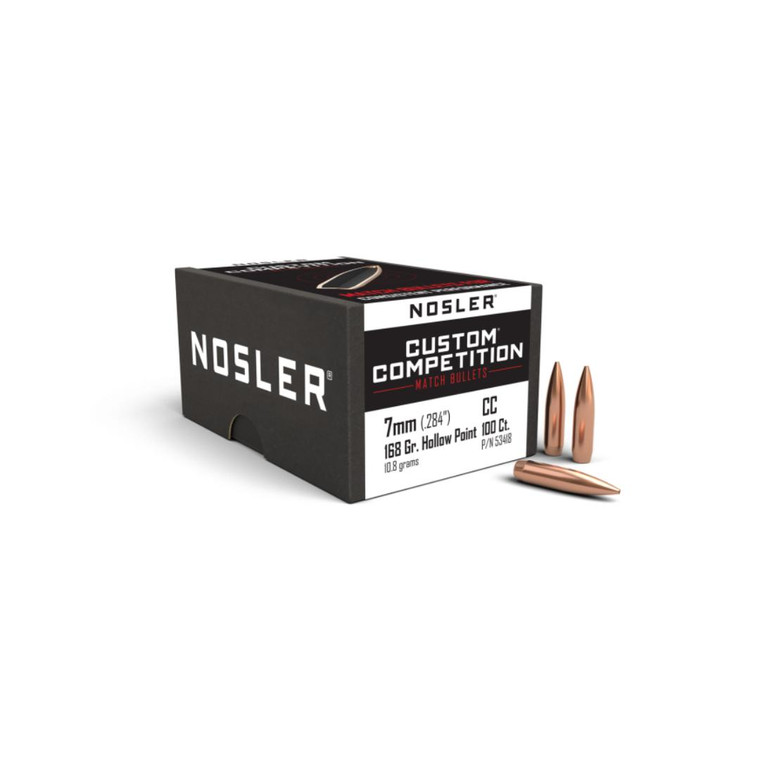 Nosler Custom Competition 7mm 168Gr Hpbt (100CT)