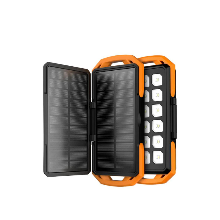 ToughTested Dual 10,000 mAh Solar Charger IP65 Waterproof Portable Power Bank