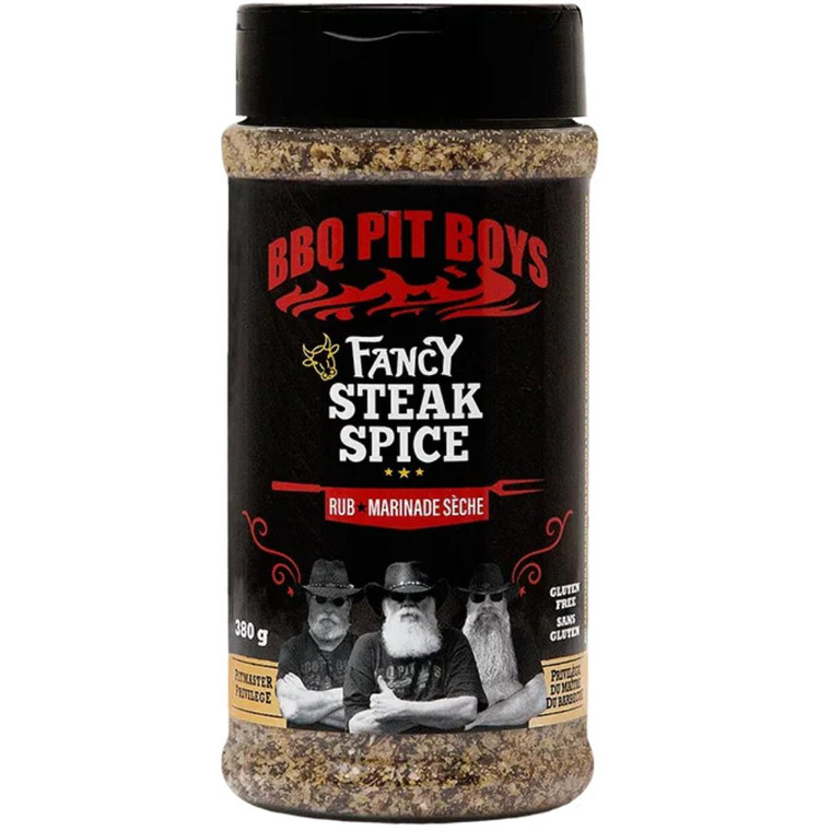 BBQ Pit Boys Rubs - Fancy Steak Spice , 380 grams