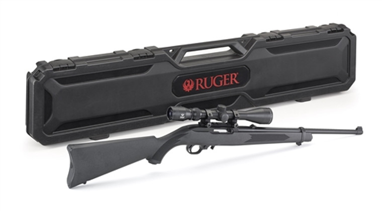 Ruger 10/22 Synthetic Blued Scoped Combo