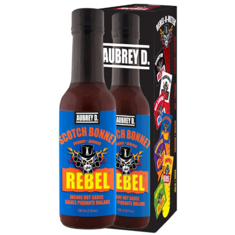 Aubrey D. REBEL Hot Sauce Rebel Scotch Bonnet