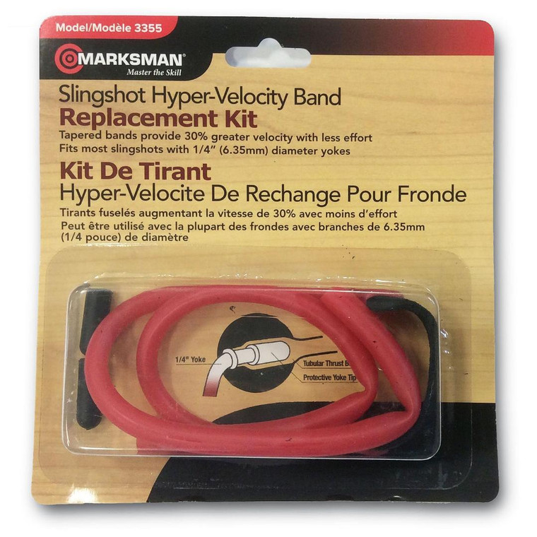 Marksman Slingshot Hyper-Velocity Band, Replacement Kit