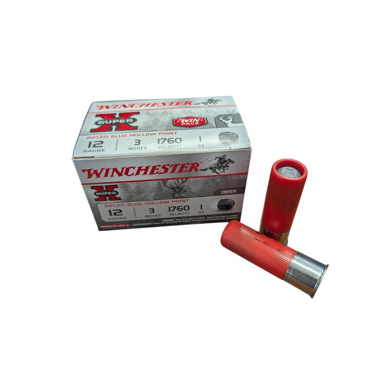 Winchester Super X Rifled Slugs Value Pack 12 Gauge 3" Box of 15