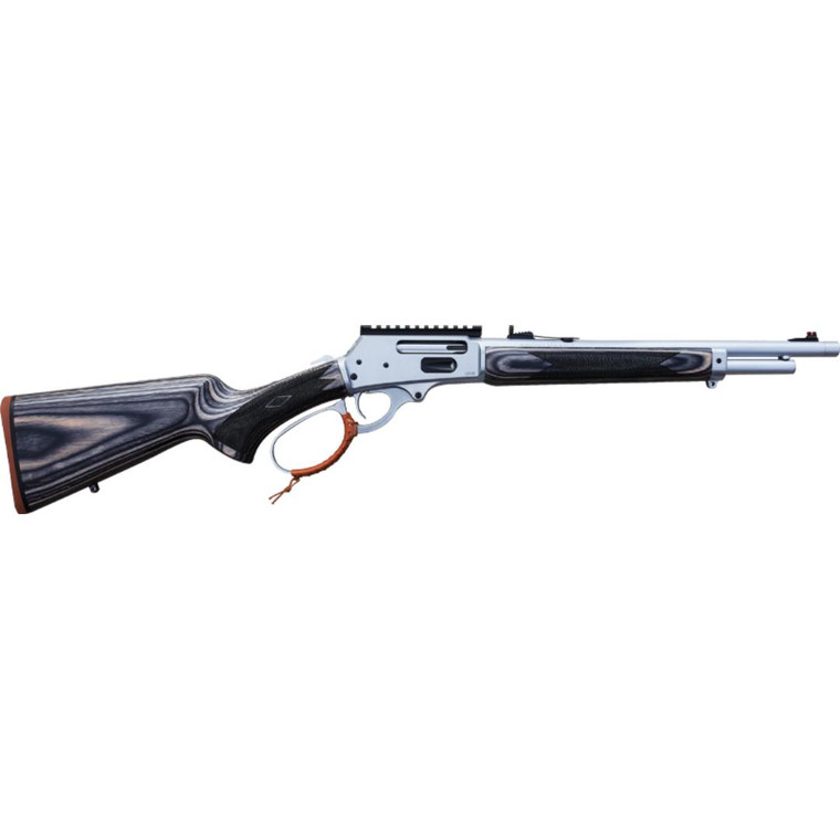 Canuck Wrangler Side Eject Trapper 45-70 Gov't, 16.5" Barrel, Matte Chrome/Grey Laminate