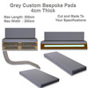 Custom-made-foam-pad-Grey-4cm-thick-main-1