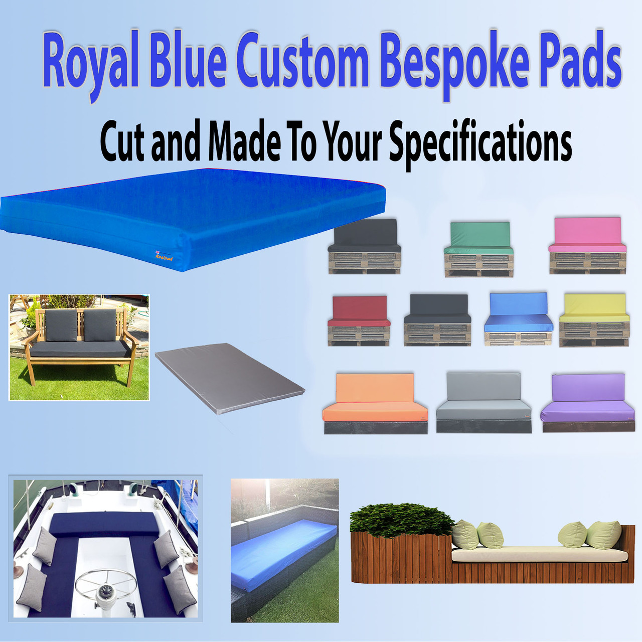 royal-blue-Custom-pallet-cushion-pads-cut-to-size-2