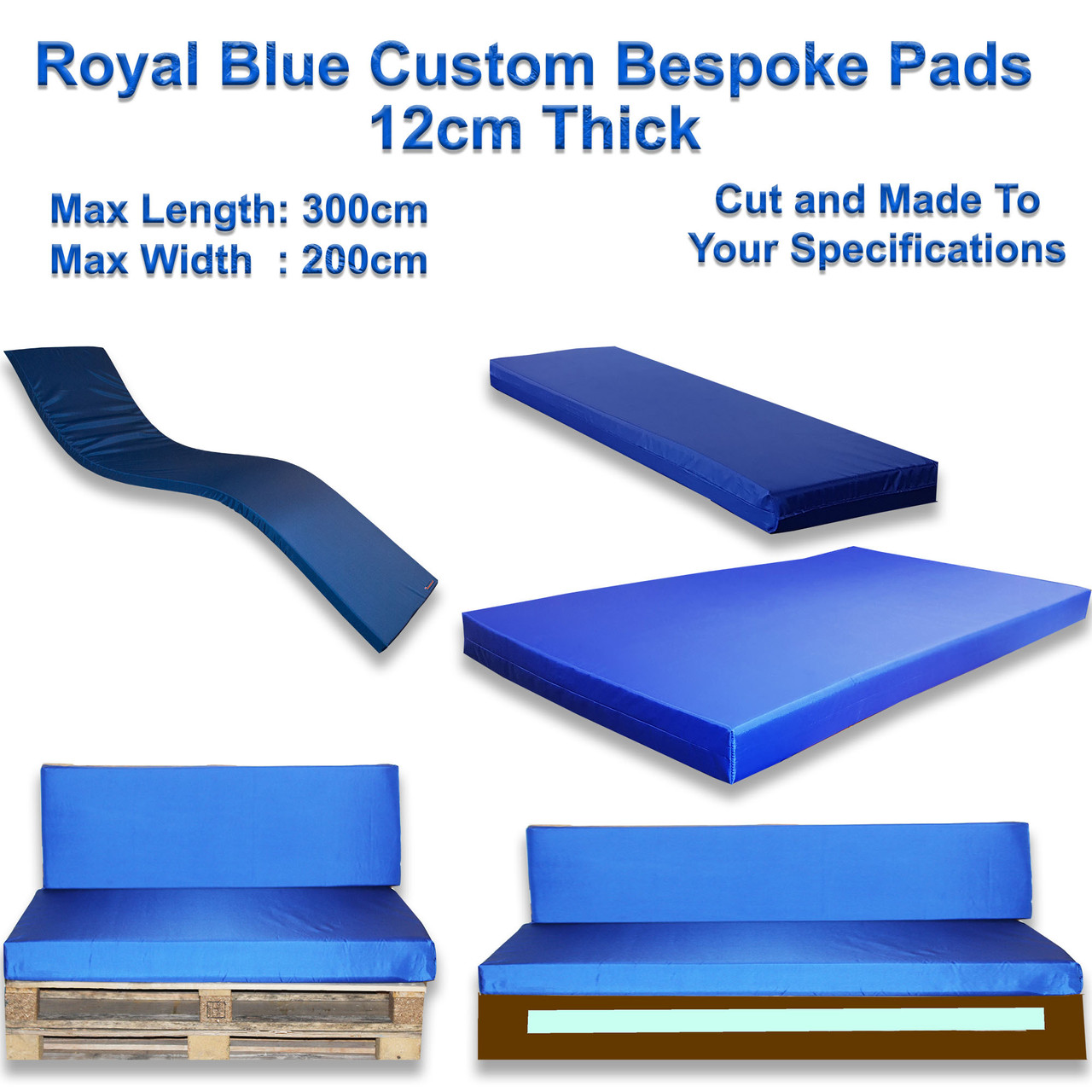 Custom-made-foam-pad-royal-blue-12cm-thick-main