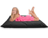 Large Beanbag Floor Cushions, Floor Pillow Black-7