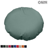 Green Beangbag Round Floor Cushions Indoor and Outdoor Water Resistant-2