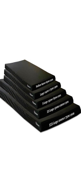 Black Excercise Mats For Landing Tumbling Training 9cm Thick Foam-Kosipad