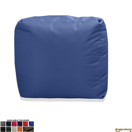 Ottoman Bean Bag Footstool Pouf Navy Blue Main 1