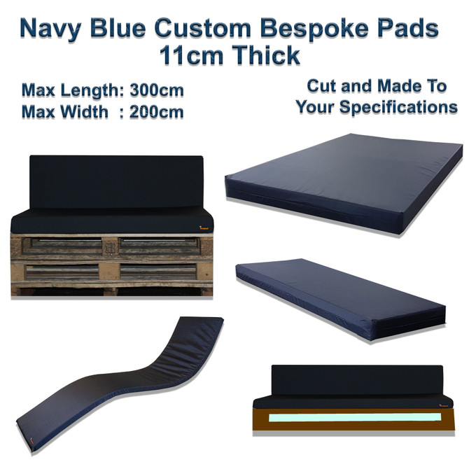 Custom-made-foam-pad-Navy-Blue-10cm-thick-main-1