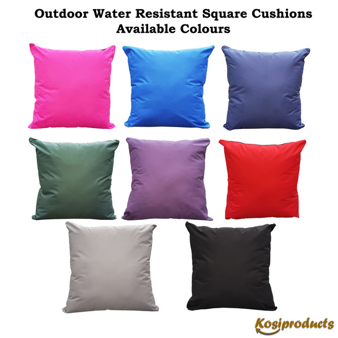 Outdoor Cushions for Pallet and Rattan Furniture Square Colours Available