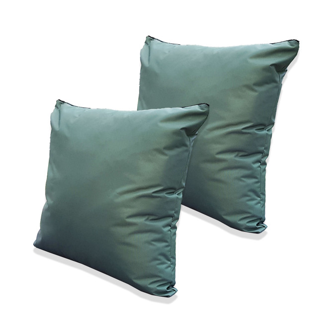 Outdoor Cushions for Pallet and Rattan Furniture Square Green -2 Pack