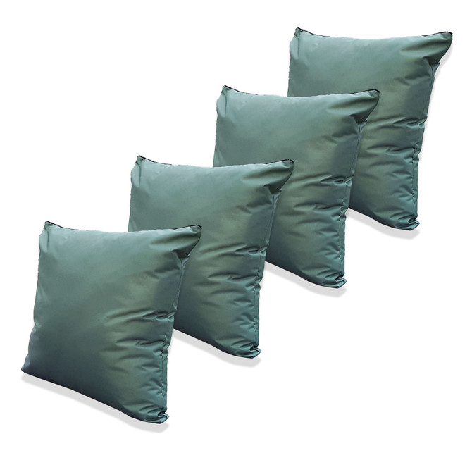 Outdoor Cushions for Pallet and Rattan Furniture Square Green -4 Pack