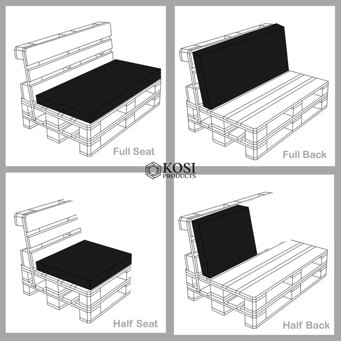 Green Pallet Seating Cushion Pads-3