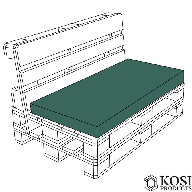 Green Pallet Seating Cushion Pads-4