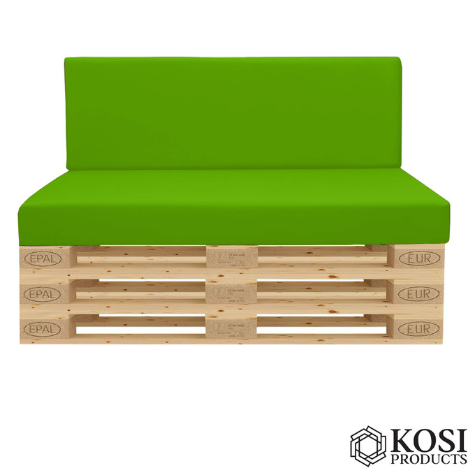 Lime Green Pallet Seat and Back-2