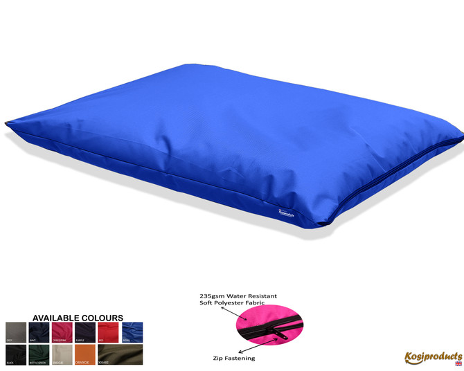 Large Floor Cushions, Floor Pillow, Removable Leopard Fleece Cover-4