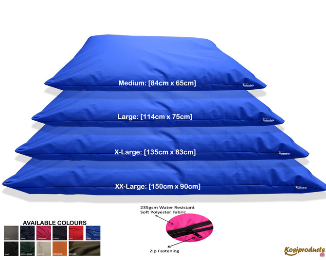 Large Floor Cushions, Floor Pillow, Removable Leopard Fleece Cover-5