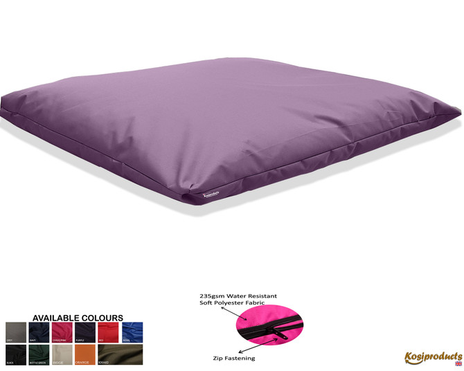 Large Beanbag Floor Cushions, Floor Pillow Purple-3