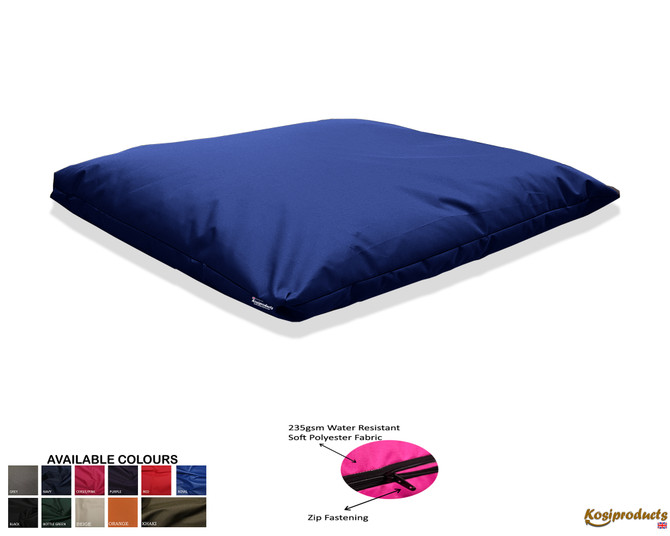 Large Floor Cushions, Floor Pillow, Removable Leopard Fleece Cover-8