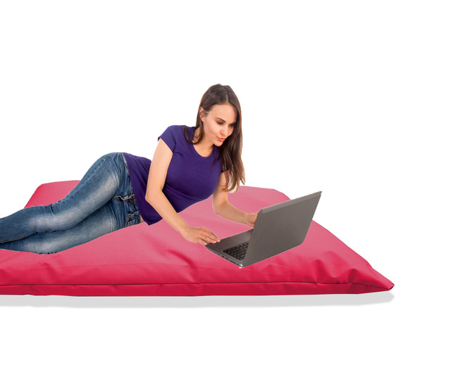 Large Beanbag Floor Cushions, Floor Pillow Red Model-3