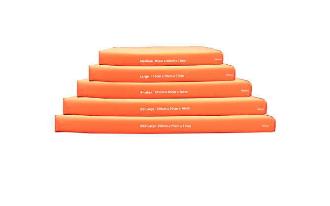 Shock Absorbing Gymnastics Crash Mat For Landing Tumbling Exercise Training 10cm Orange-Kosipad 10