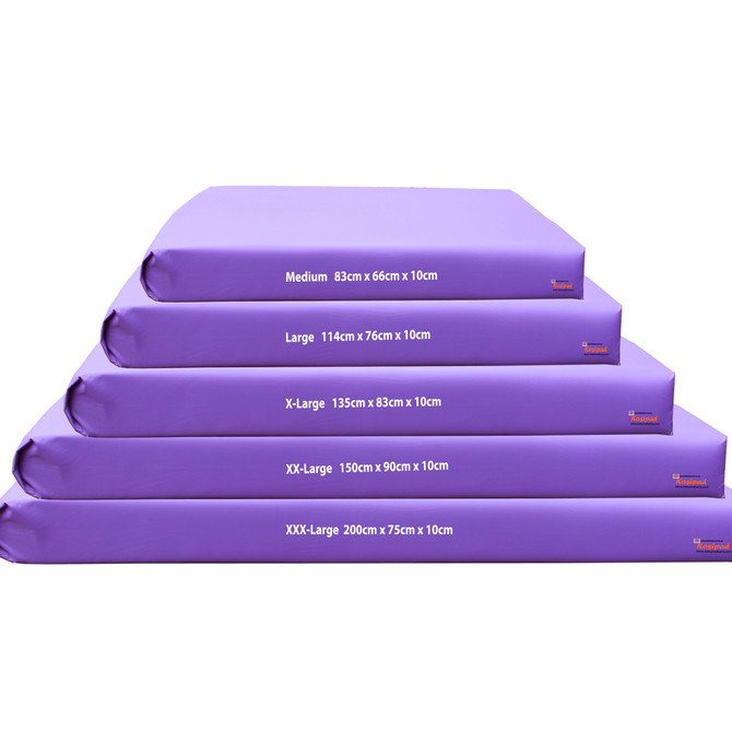 Shock Absorbing Gymnastics Crash Mat For Landing Tumbling Exercise Training 10cm Purple-Kosipad 1