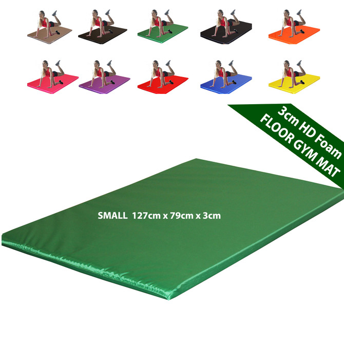 Kosipad 4cm Thick foam floor gym crash mats Green Small